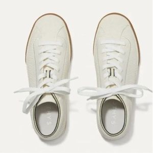 Rothy’s The Lace Up Sneaker in Vanilla